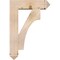 Ekena Millwork Westlake Arts and Crafts Smooth Bracket w/ Offset Brace, Douglas Fir, 7 1/2"W x 26"D x 38"H BKT0806X26X38WTL03SDF - alternate 2